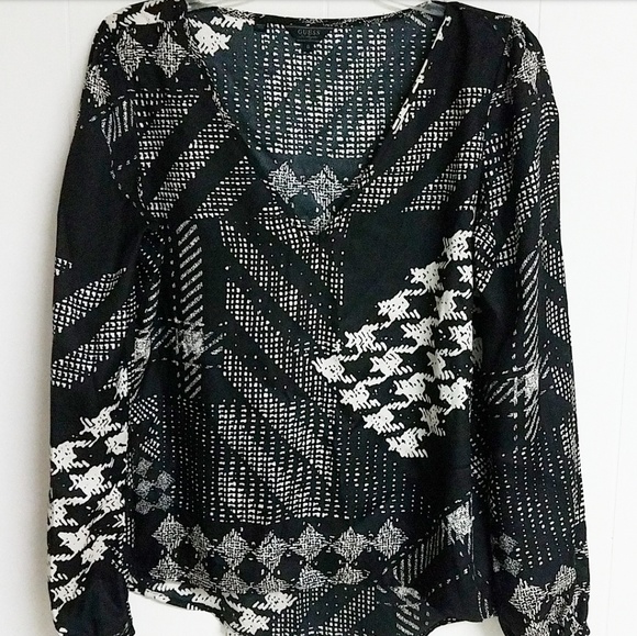 Guess Tops - Guess Hi-Lo Chiffon Blouse